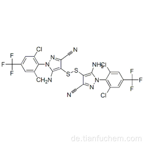 1H-Pyrazol-3-carbonitril, 4,4&#39;-dithiobis [5-amino-1- [2,6-dichlor-4- (trifluormethyl) phenyl] - CAS 130755-46-3